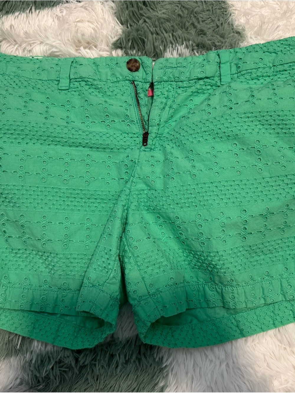Merona Mint Green Eyelet Bermuda Shorts